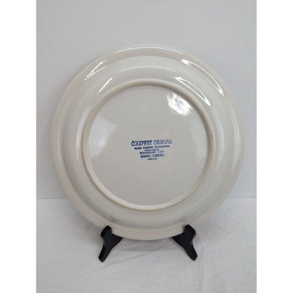 Country Casuals 12" Serving Plate Spring Garden Stoneware Made in Japan - Picture 6 of 8